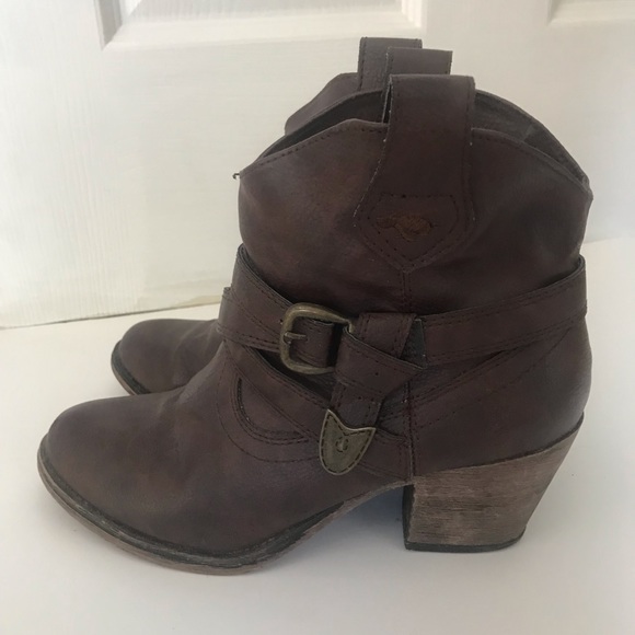 Rocket Dog Shoes - Rocket Dog Brown Ankle Boots 7.5